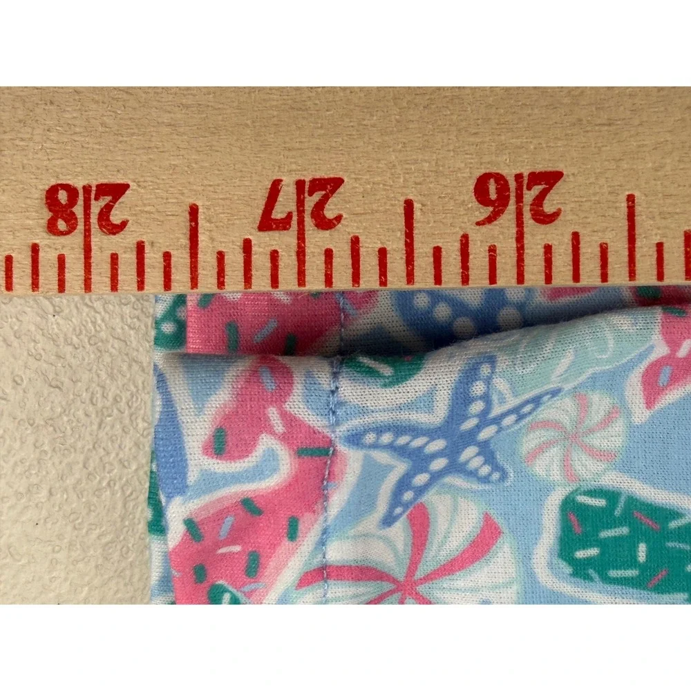 Vineyard Vines Girls Blue Cookie Whale Lounge Pant 7L0113-456 Large 14 NWT